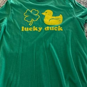 Green t-shirt - lucky duck